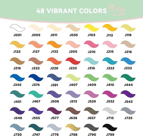 Arrtx Top Valve Action Marker Pen, 48 Colors Simptap Acrylic Paint Pens, Water Based Paint Markers for Stone, Glass, Extra Brush Tip in Kuwait