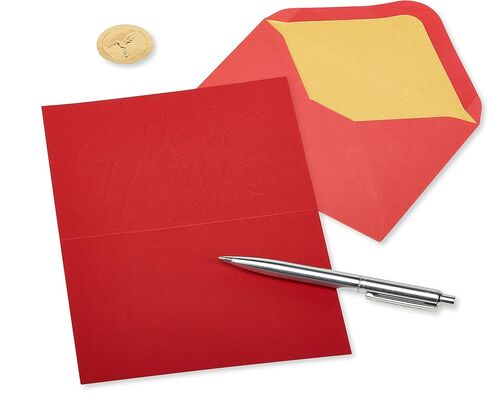 Papyrus Blank Holiday Thank You Cards Boxed with Envelopes, Woodland (12-Count) in Saudi Arabia