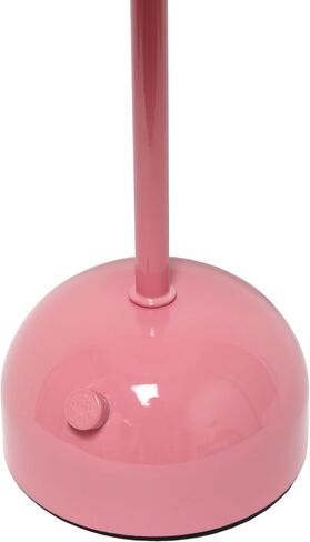 تصاميم بسيطة LD1069-BLK 11.8 بوصة مصباح LED يعمل باللمس على شكل فطر سحري، محمول وقابل لإعادة الشحن، أسود in Kuwait