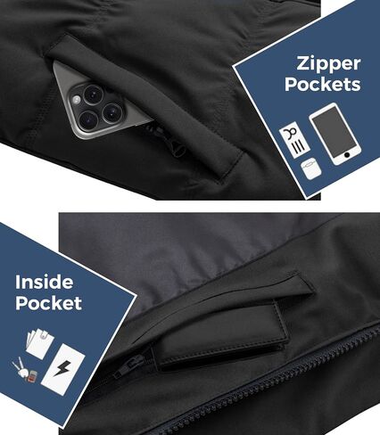 wantdo Men's Warm Winter Coat Waterproof Puffer Jacket Windproof Thicken Outwear in Saudi Arabia