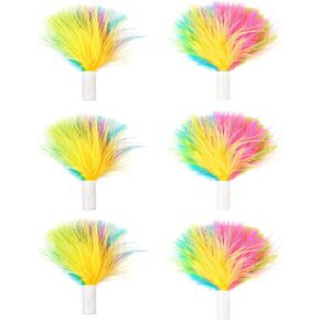 Tyasoleil Cat Toys Indoor, 10PCS Interactive Feather Toys Set, Flexible Teaser Wand, Kitten Automatic Motion Toy Accessories Replacements with Bell, Play Chase Exercise