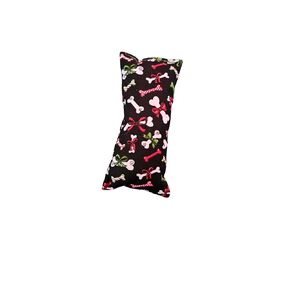 Handmade Christmas Catnip Toys - 100% Cotton Fabric, Organic Catnip, Bell & Polyfill - Holiday Pet Gift for Cats (Square, Christmas Paws)