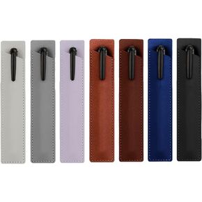 16 Pcs PU Leather Pen Sleeves Single Pen Cases Ink Pen Covers Fountain Pen Pouch Holders Pen Protective Sleeves