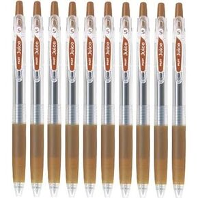 Pilot Juice 0.5mm Gel Ink Ballpoint Pen, Brown Ink, Value Set
