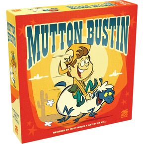 Mutton Bustin, Rodeo Themed Party Board Game for 2 to 4 Players - 25th Century Games