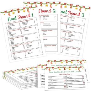 Christmas Party Game, Christmas Friendly Feud, Family Game Night, Family Group Games, Christmas Trivia Game, The Holiday Party Game of Guessing Top Answers - S003