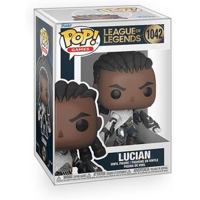 Pop League of Legends - Lucian Vinyl Figure Collectibles Bundle with Compatible Funko Box Protector