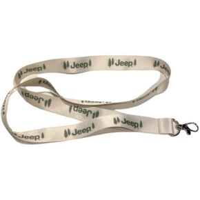 Jeep Pines Lanyard Badge Holder With Swivel lobster clasp Keychain Holder
