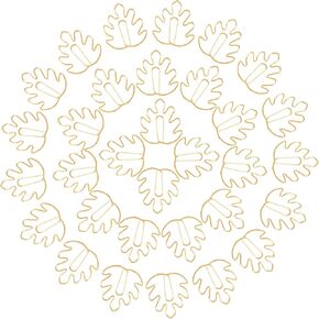 40pcs Monstera Leaf Paper Clips, Shiny Leaf Shape Bookmark Paperclip, Mini Cute Page Markers Office Supplies for Planner Notebooks Scrapbooks File Organizer Gift Wrapping Decoration- Gold