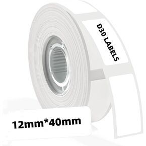Phomemo D30 Labels 6rolls Adhesive Nebula/Galaxy Series Pattern Paper 3/8" X 1 1/2" (12mm X 40mm) D30 Label Maker Tape for Gift, Christmas,Decoration, 160 Labels/Roll, 6Rolls