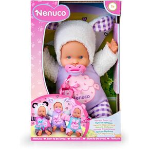 Nenuco Dress Up Baby Doll with Panda Outfit, 12" Doll