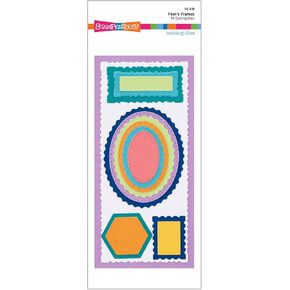 Spellbinders Stampendous Fran's Frames Etched Dies, Metal