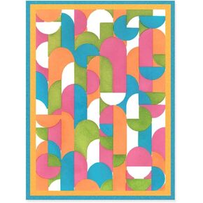 Sizzix Layered Stencils - Around The Block by Stacey Park