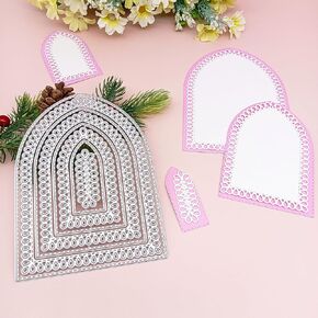 2024 New 1PC Dies Metal Cutting Die Cut for Handmade Card Making Scrapbooking Album Paper Craft Template (Irregular Frames2)