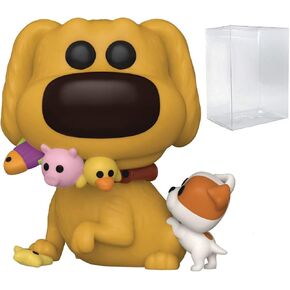Disney Pixar: Dug Days - Dug with Toys Funko Pop! Vinyl Figure (Bundled with Compatible Pop Box Protector Case), Multicolored, 3.75 inches