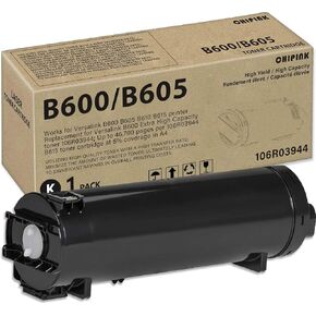 B600 106R03944 Toner Cartridge Extra High Capacity Replacement Compatible for Xerox Versalink B600 Toner for Versalink B600 B605 B610 B615 Printer (1 Black, Extra High Yield, 46,700 Pages)
