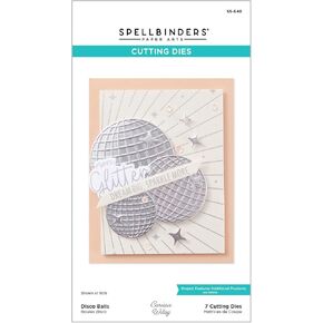 Spellbinders Disco Balls Etched Dies, Metal