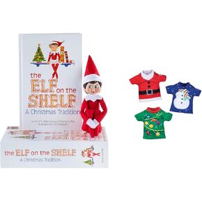 تي شيرت عيد الميلاد من The Elf on the Shelf® Blue Eyed Girl & Claus Couture Collection®