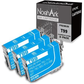 3 Packs T098 Remanufactured Ink Cartridge Replacement for Epson 98 use for Epson Artisan 700 710 725 730 800 810 835 837 Printer (3 Black)