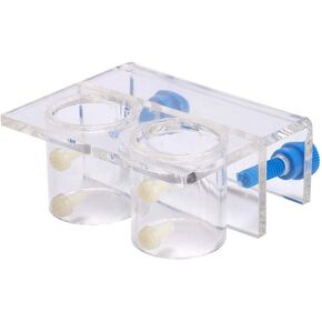 Pssopp Acrylic Aquarium Pipe Clip Clamp Holder to Fix Inflow Outflow Water Tube Transparent Acrylic Water Tube Soft Pipe Fixture for Fish Aquarium(2#)