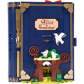 Vinbosion Fairytale Book Building Blocks Set, Building Toys, Educational Toys, Book Toys Gift for Birthday,Christmas, New Year