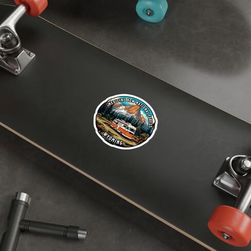 Medicine Bow National Forest Wyoming Sticker Decal Vinyl Small Waterproof for Water Bottle Mug Passport Book Scrapbook Notebook Laptop Tumbler Skateboard Computer Phone Size 4" Funny Gift ID44990 in Saudi Arabia
