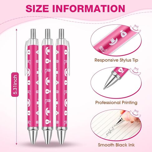 30 Pcs Musical Note Ballpoint Pens Music Themed Novelty Gifts for Teachers Students 1.00 mm Black Ink Smooth Writing Pens for Journaling Office Classroom Supplies in Kuwait