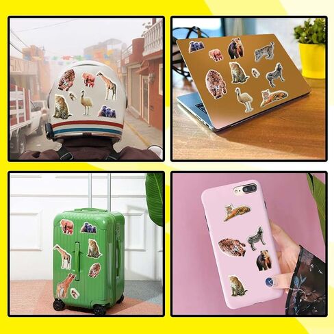 42 Sheets 3D Fluffy Jungle & Zoo Animal Stickers for Toddlers, Handmade Scrapbooking, Water Bottle, Skateboard, Party Favors in Kuwait