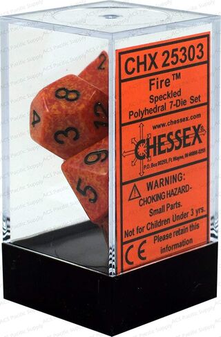مجموعة نرد مرقطة من تشيسيكس CHX25303، مقاس واحد، متعددة الألوان in Saudi Arabia