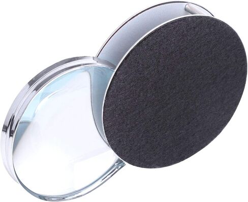 Mini Magnifying Glass 20X Folding Pocket Magnifier with Metal Protective Case Foldable Reading Magnifying Glass Portable Pocket Magnifying Glass for Reading, Inspection, Jewelry, Coins, Hobby, Travel in Kuwait