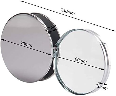 Mini Magnifying Glass 20X Folding Pocket Magnifier with Metal Protective Case Foldable Reading Magnifying Glass Portable Pocket Magnifying Glass for Reading, Inspection, Jewelry, Coins, Hobby, Travel in Kuwait