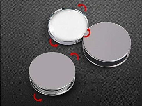Mini Magnifying Glass 20X Folding Pocket Magnifier with Metal Protective Case Foldable Reading Magnifying Glass Portable Pocket Magnifying Glass for Reading, Inspection, Jewelry, Coins, Hobby, Travel in Kuwait