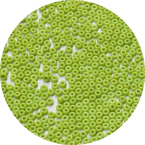 4mm Turquoise Green Flat Seed Beads, 50grams About 780pcs Seed Beads for Making Waist Bracelet Earring Necklace Jewelry in Saudi Arabia