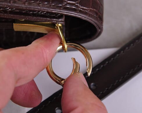 VanEnjoy 2/4/10/18/40 pcs O Ring for Purse Strap,1 inch Spring Rings for Handbag and Keys,2PCS Gold Hardware (φ1 IN-2PCS, Gold) in Saudi Arabia