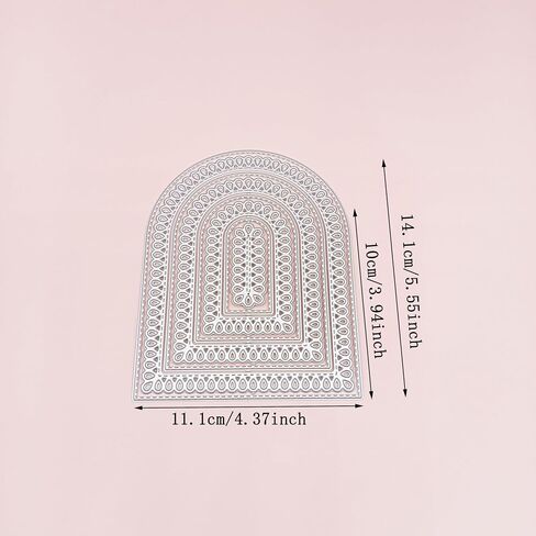 2024 New 1PC Dies Metal Cutting Die Cut for Handmade Card Making Scrapbooking Album Paper Craft Template (Irregular Frames2) in Saudi Arabia