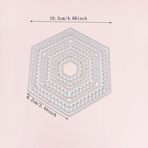 2024 New 1PC Dies Metal Cutting Die Cut for Handmade Card Making Scrapbooking Album Paper Craft Template (Irregular Frames2) in Saudi Arabia