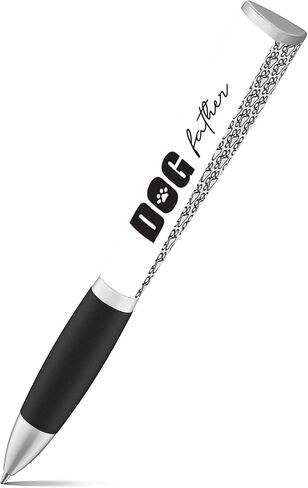 Happy Fathers Day Pen (1 Pen, 3-Sided) Pet Parent Gifts, Gift for Dad - Dad Dog Gifts for Men - Gifts for Him, Cool Pens, Ballpoint Pens, Fun Pens - Father's Day Gifts, Best Dog Dad "Dog Father" in Saudi Arabia