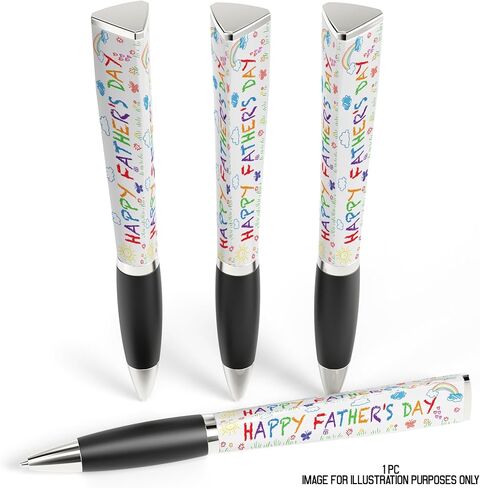 Happy Fathers Day Pen (1 Pen, 3-Sided) Pet Parent Gifts, Gift for Dad - Dad Dog Gifts for Men - Gifts for Him, Cool Pens, Ballpoint Pens, Fun Pens - Father's Day Gifts, Best Dog Dad "Dog Father" in Saudi Arabia