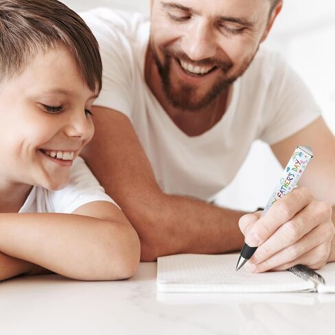 Happy Fathers Day Pen (1 Pen, 3-Sided) Pet Parent Gifts, Gift for Dad - Dad Dog Gifts for Men - Gifts for Him, Cool Pens, Ballpoint Pens, Fun Pens - Father's Day Gifts, Best Dog Dad "Dog Father" in Saudi Arabia
