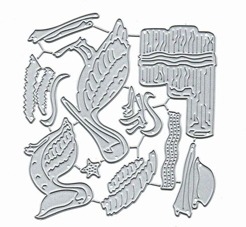 عيد الميلاد طبقات البجع مجموعة قطع معدنية يموت، عيد الميلاد الطيور البجع قطع يموت قطع الإستنسل ل DIY النقش صور ورق زخرفي يموت سكرابوكينغ بطاقة صنع in Kuwait