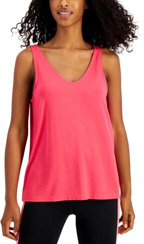 Ideology Womens Black Stretch Sleeveless V Neck Active Wear Tank Top XXL in Kuwait