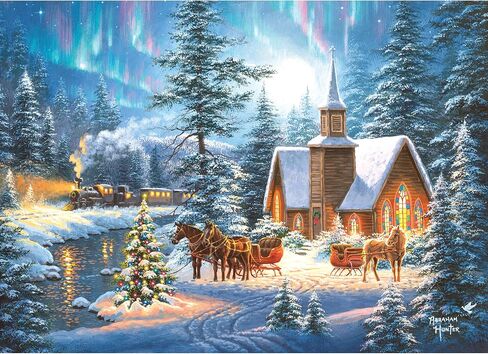 RoseArt - Abraham Hunter - Deck The Halls - 1000 Piece Jigsaw Puzzle for Adults in Saudi Arabia