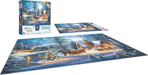 RoseArt - Abraham Hunter - Deck The Halls - 1000 Piece Jigsaw Puzzle for Adults in Saudi Arabia