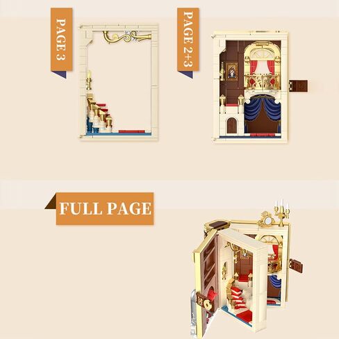 Vinbosion Fairytale Book Building Blocks Set, Building Toys, Educational Toys, Book Toys Gift for Birthday,Christmas, New Year in Saudi Arabia