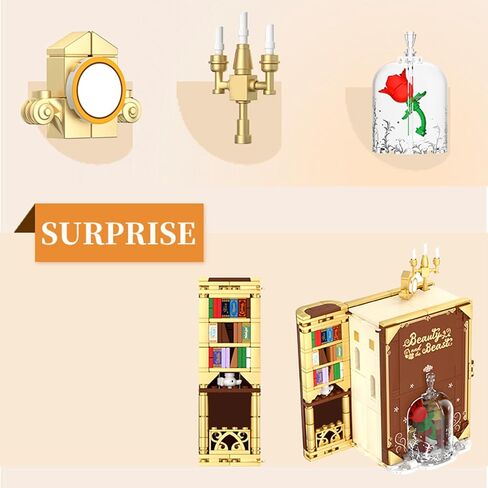 Vinbosion Fairytale Book Building Blocks Set, Building Toys, Educational Toys, Book Toys Gift for Birthday,Christmas, New Year in Saudi Arabia