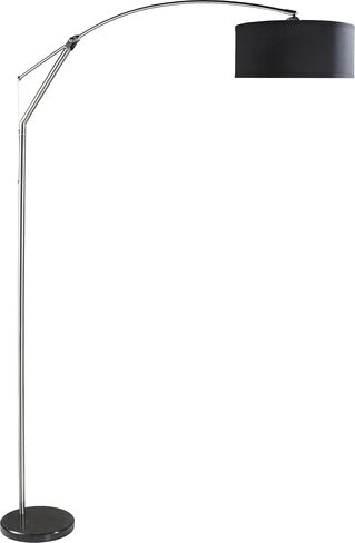 NicBex Floor Lamp,Modern Home Decor Arc Floor Lamp with 5 Arm Aluminum Led and Adjustable Domes,Standing Lamp Tall Lamp,Floor Lamps for Living Room,Bedroom and Office,Reading Light,Silver in Saudi Arabia