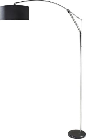NicBex Floor Lamp,Modern Home Decor Arc Floor Lamp with 5 Arm Aluminum Led and Adjustable Domes,Standing Lamp Tall Lamp,Floor Lamps for Living Room,Bedroom and Office,Reading Light,Silver in Saudi Arabia