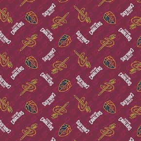 Cleveland Caviliers Basketball Cotton Fabric