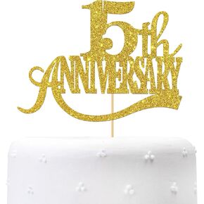 غلاف كعكة ذهبي لامع للذكرى الخامسة عشرة - من أجل الذكرى السنوية الخامسة عشرة للزفاف السعيد / حفلة عيد الميلاد الخامس عشر / هتافات حتى 15 عامًا من ديكورات الحفلات in Kuwait