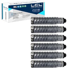 LCL Compatible Toner Cartridge Replacement for Ricoh 841767 841714 MP-301 MP 301SP 301SPF 8000 Pages MP 301SP 301SPF Lanier MP 301SPF Savin MP 301SPF Gestetner MP301SP (6-Pack Black)